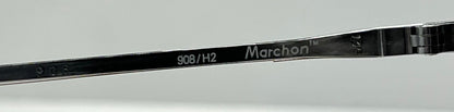 Marchon Marcolin 908|H2 Half-Rim Sunglasses w|New Custom Tobacco Gradient Tinted Lenses