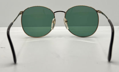 Silhouette M6039 Vintage Sunglasses-Gold|Red W|New Green Custom Lenses-54Mm