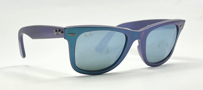 Ray-Ban RB2140 Wayfarer Cosmo Collection Mercury Blue Iridescent 50-22