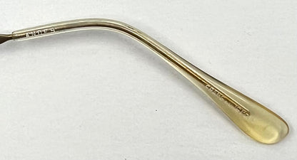 French Aviator Sunglasses-ANDES Amber-Vintage Deadstock-Collux France w/New Custom Lenses