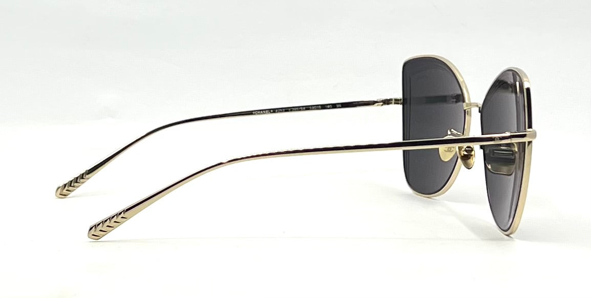 Chanel 4253 3N-Gold Oversized Butterfly Sunglasses 59-15 Italy