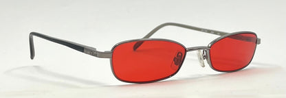 Chloé CL 1104 C04 Y2K Vintage Sunglasses w/New Crimson Red Custom Lenses-France