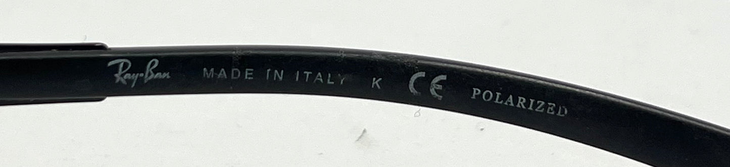 Ray-Ban RB4122 601 Black Polarized Sunglasses-Made in Italy-Vintage Deadstock