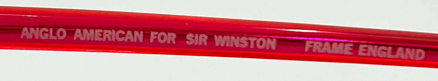 Anglo American Sir Winston MOD 232 FLR Sunglasses-New Solid Tinted Custom Lenses