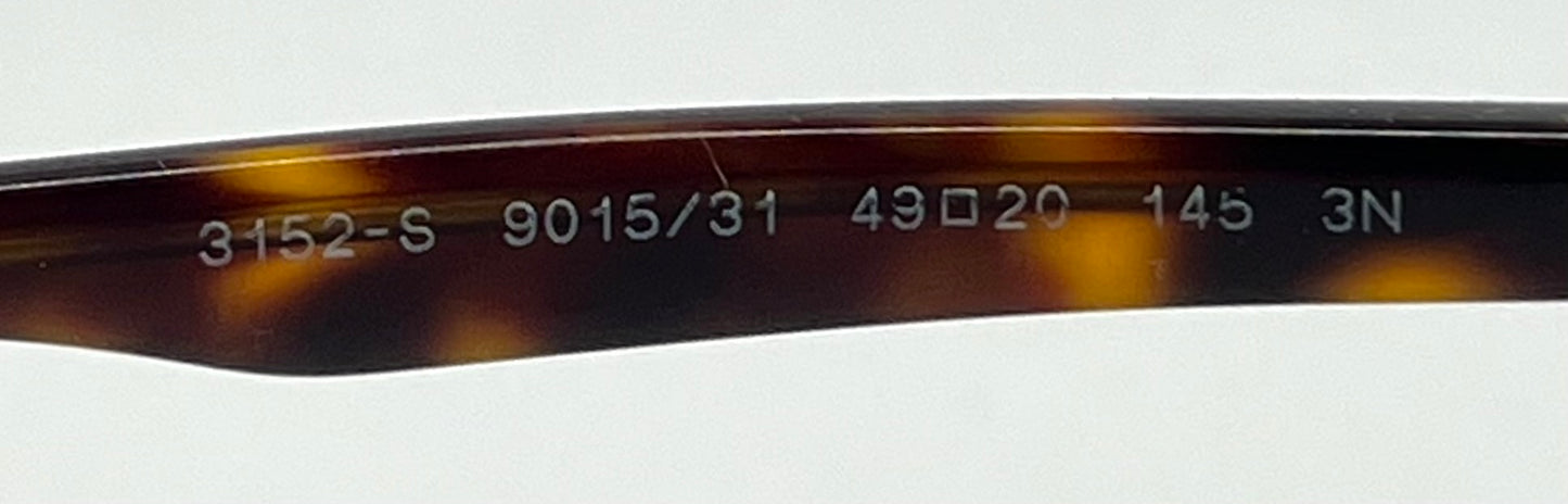 Persol 3152-S 9015/31 Handmade in Italy – Havana w/ Original Green Crystal Lenses