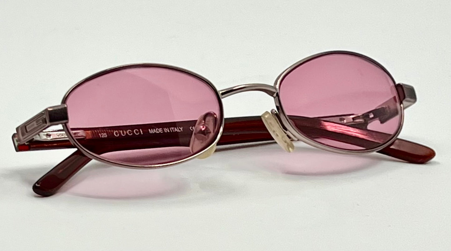 Gucci GG 2679 R4V Y2K Vintage Sunglasses w/New Rose Tinted Custom Lenses