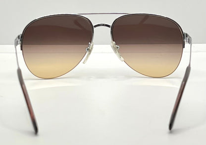 Marchon Marcolin 908|H2 Half-Rim Sunglasses w|New Custom Tobacco Gradient Tinted Lenses