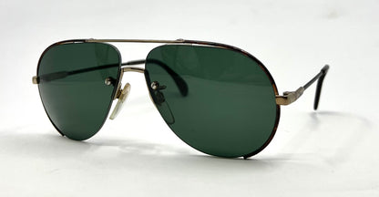 Cazal 723 Vintage Sunglasses-Original Drill-Mount Glass Lenses