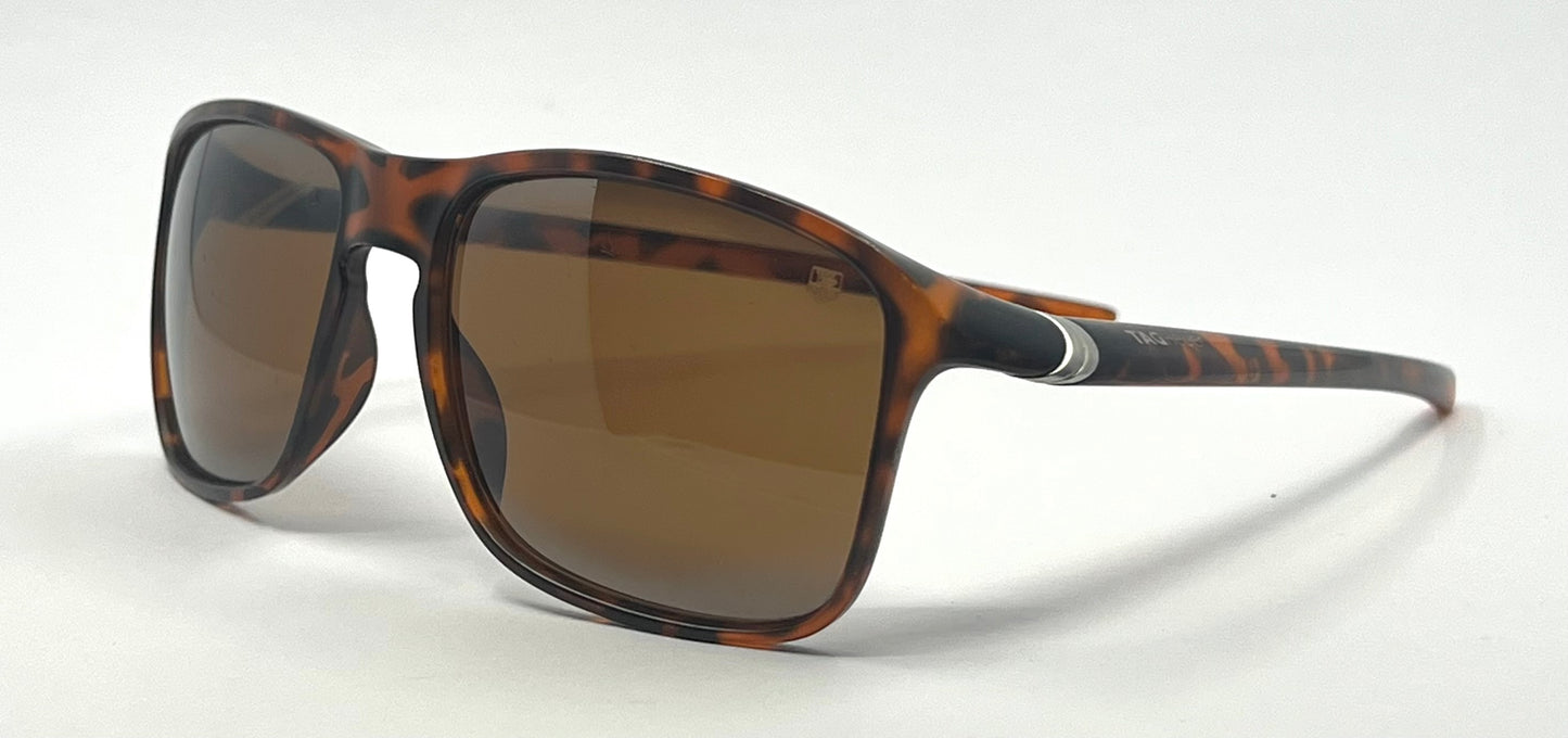 TAG Heuer TH 6042 211 Tortoise Sunglasses 59-18-135 Made in France SAMPLE