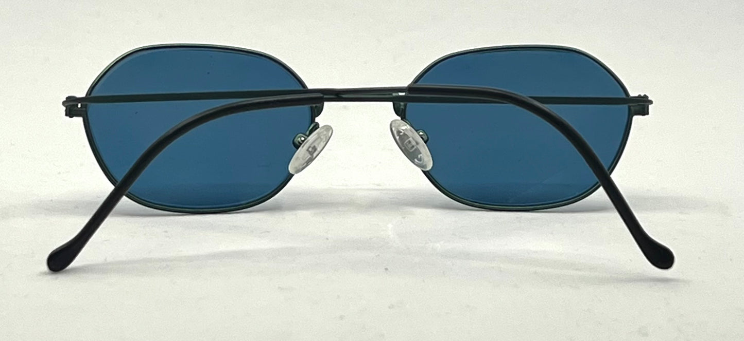 Safilo Team 7821 1FB Vintage Black Metal Sunglasses-New Gradient Tinted Custom Lenses-Unworn