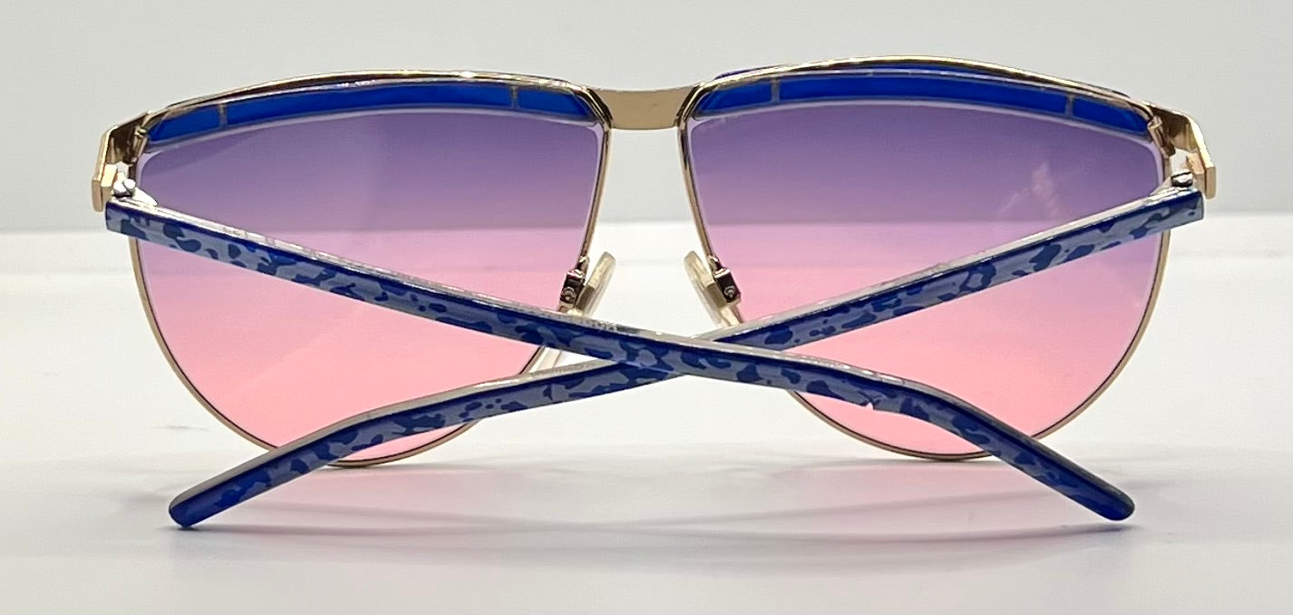 Rodenstock Supersonic 177|4 Gm Vintage Sunglasses W|New Pink|Purple Gradient Custom Lenses