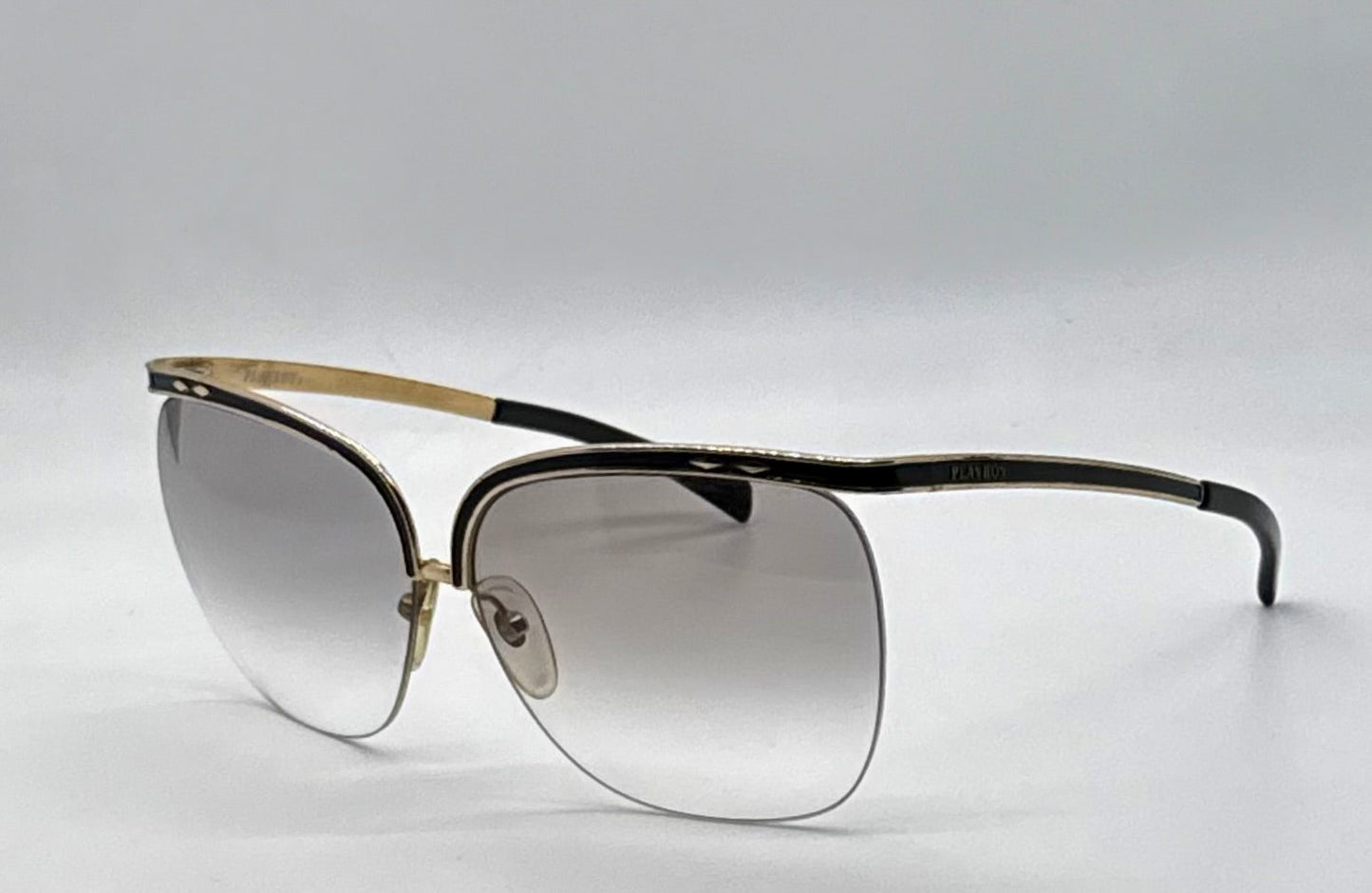 Playboy 4595 Vintage Rimless Sunglasses-70s Collector-Rare-Italy