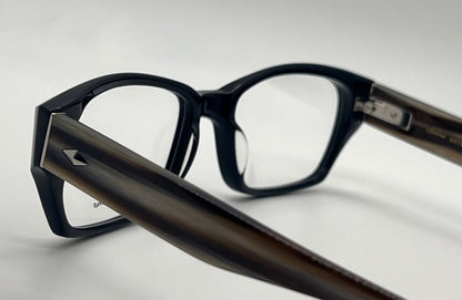 Sama Eyewear Arte 3 Eyeglasses-Brand New W|Original Snake Skin Case-55Mm- Made In Japan