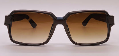 Vintage Nos Kangol Kl500-3 Sunglasses With Brand New, Custom Berko’S Designs Gradient Brown Lenses - 56Mm