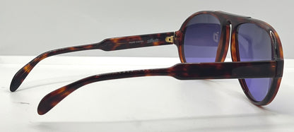 Silhouette M2095 Vintage Aviator Sunglasses w|New Violet Custom Lenses