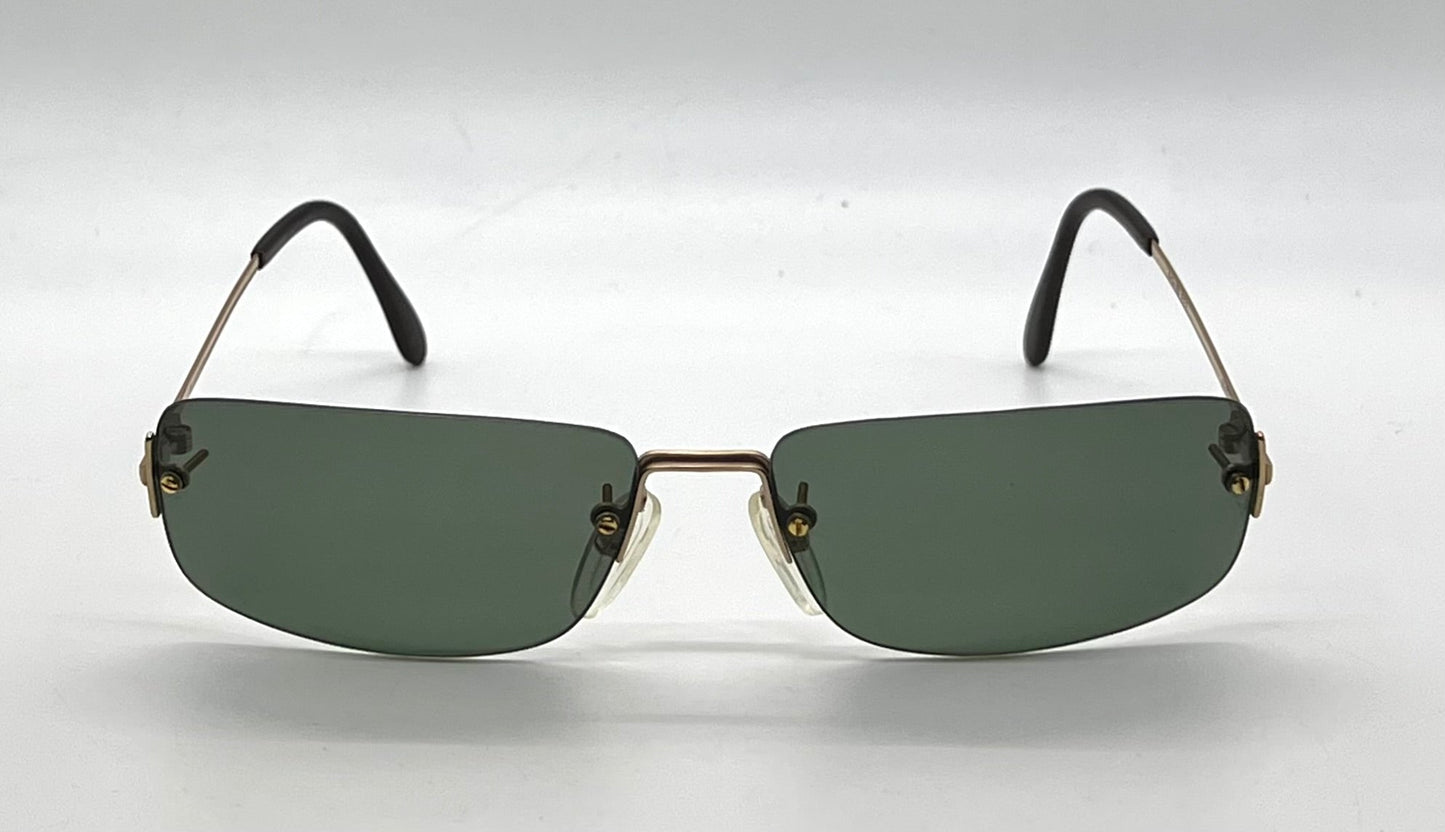 Rodenstock Mr.R 873 Unworn/NOS Rimless Sunglasses-Made Germany G15 Vintage