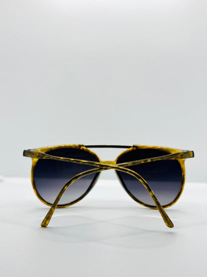 Carrera 5332 12 Vintage Sunglasses-Amber Aviator w| New Custom Gradient Lenses