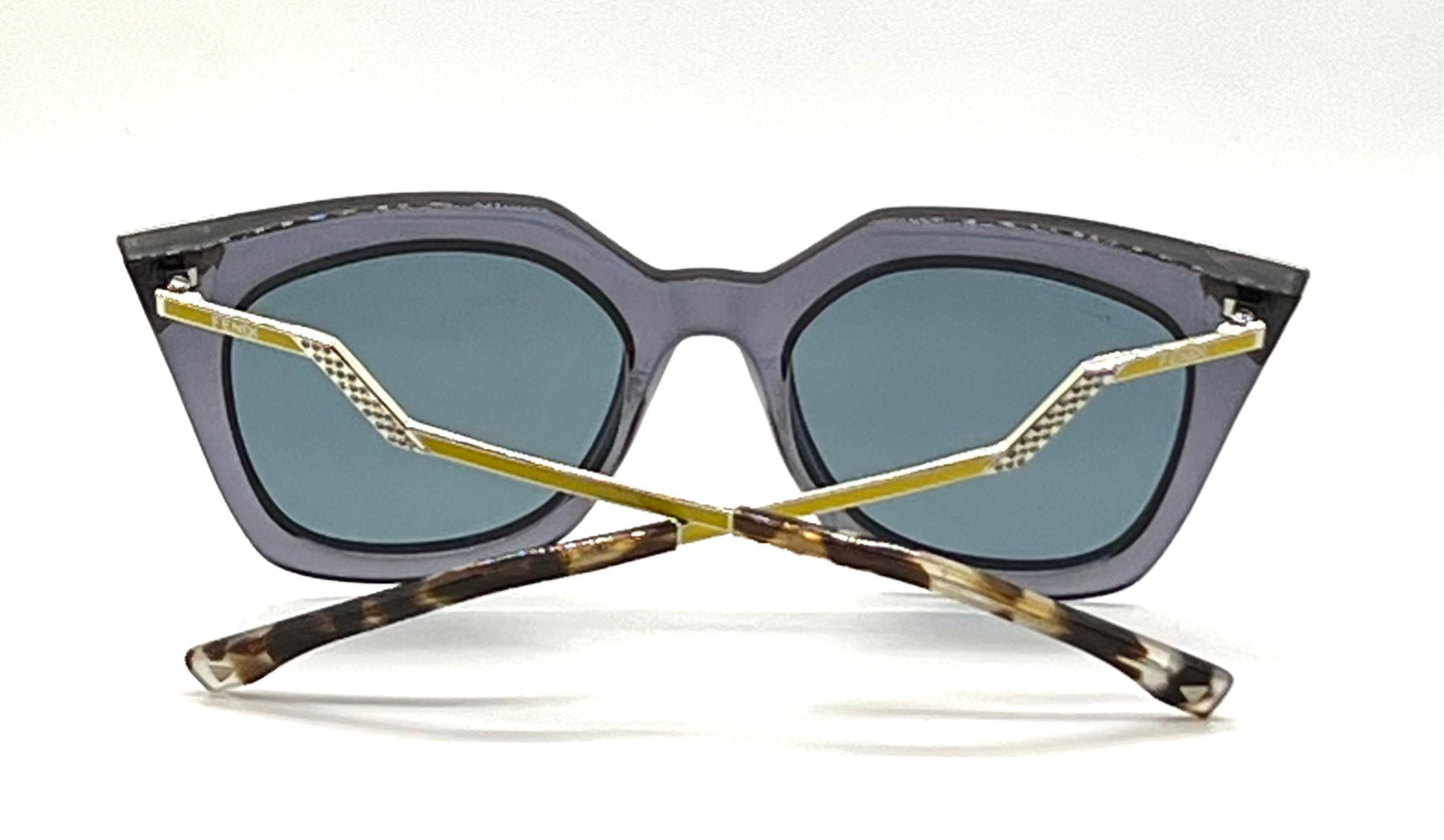 FENDI FF0060/S Y2K Deadstock Optyl Geometric Sunglasses Italy 52-20