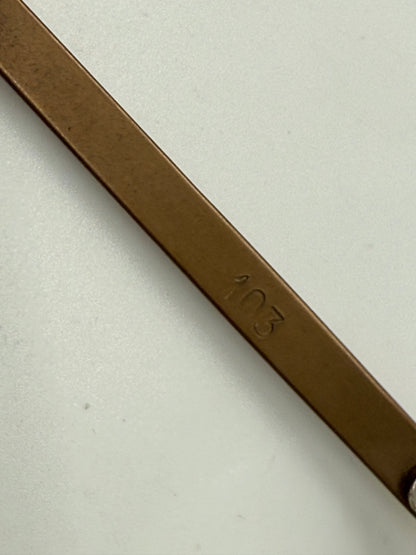 Omikron 103 Vintage Sunglasses-Bronze Aviator Frame w/New Gradient Tinted Custom Lenses