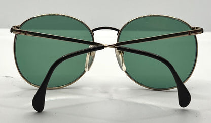 Silhouette M6039 Vintage Sunglasses-Gold|Red W|New Green Custom Lenses-54Mm