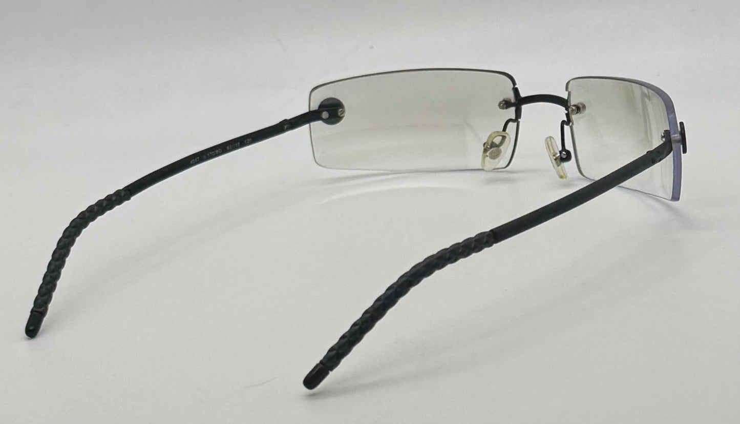 Chanel 4047 C.170/8G Y2K Vintage Sunglasses-Unworn All Original-Rimless-62mm
