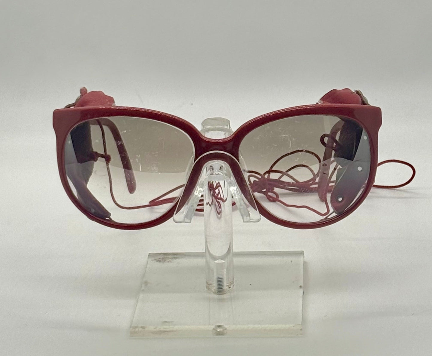 HEAD 4 PEAK Vintage Alpine Glacier Sunglasses Japan Leather Side Shields