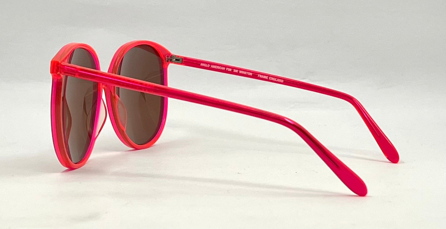 Anglo American Sir Winston MOD 232 FLR Sunglasses-New Solid Tinted Custom Lenses
