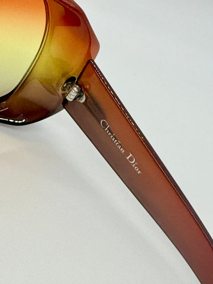 Christian Dior DO4 1970s Oversized Sunglasses w/New Tri-Gradient Tinted Lenses