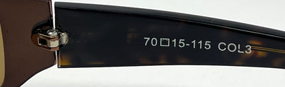 SCOTT by Ooh-la-la de Paris Y2K Shield Sunglasses 70-15-115 COL3 Deadstock