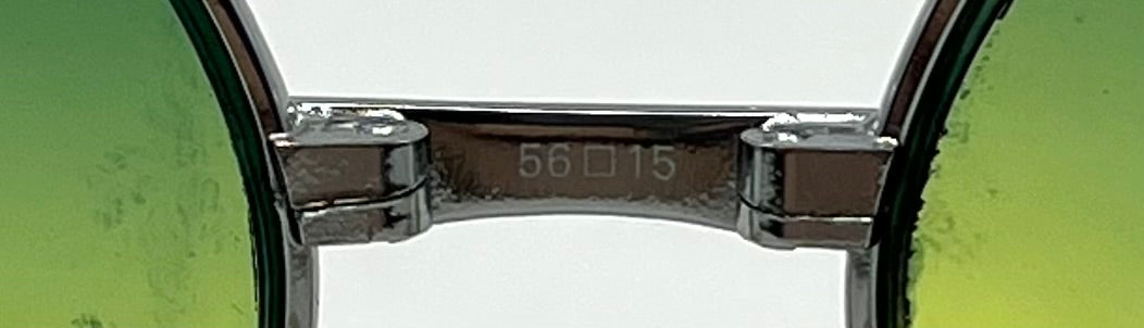 Vintage Nikon NK4608 Japan Aviator Sunglasse-New Green/Yellow Gradient Lenses