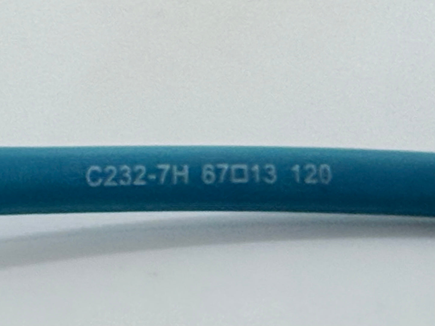 CHANEL C232-7H Rimless Shield Sunglasses Turquoise Melanin Lens-Deadstock