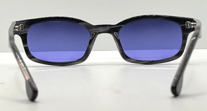 Fiction By L.A. Eyeworks Tom 033 Sunglasses-W| New, Solid Midnight Violet Custom Lenses