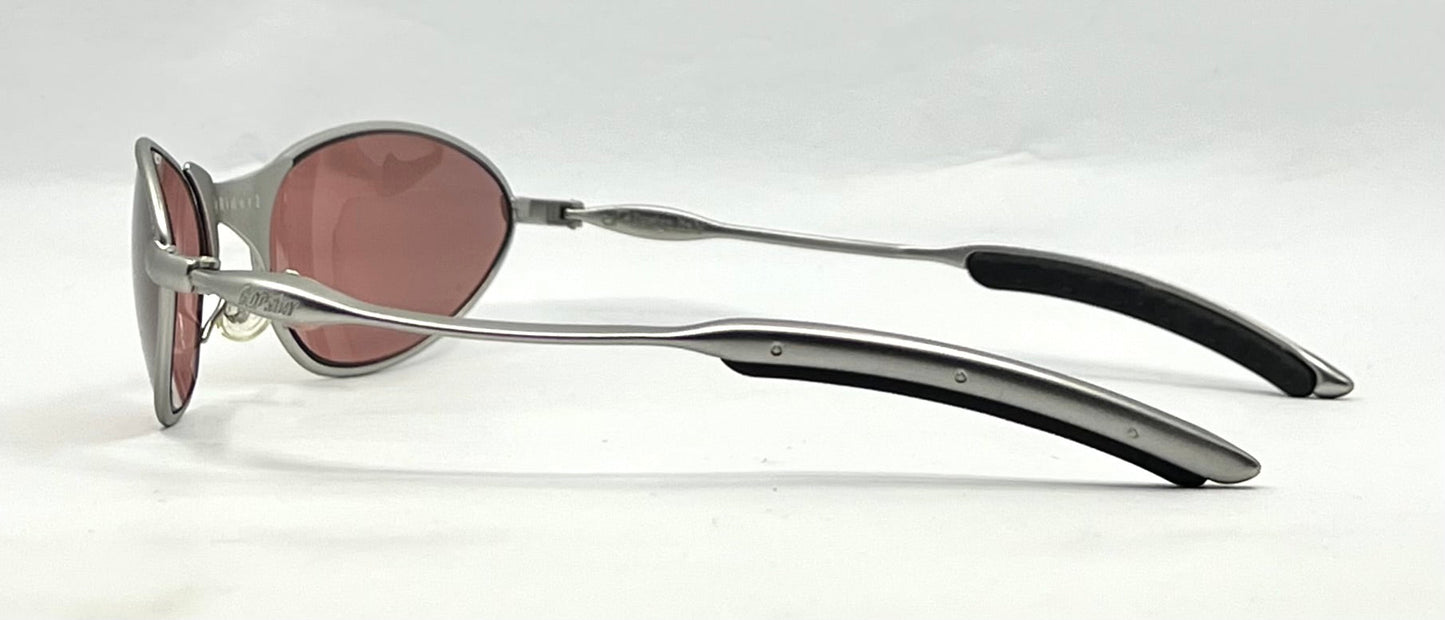 Easy Rider 2- Y2K Vintage Oval Sunglasses-Made in Italy-Unworn-Pink Lens