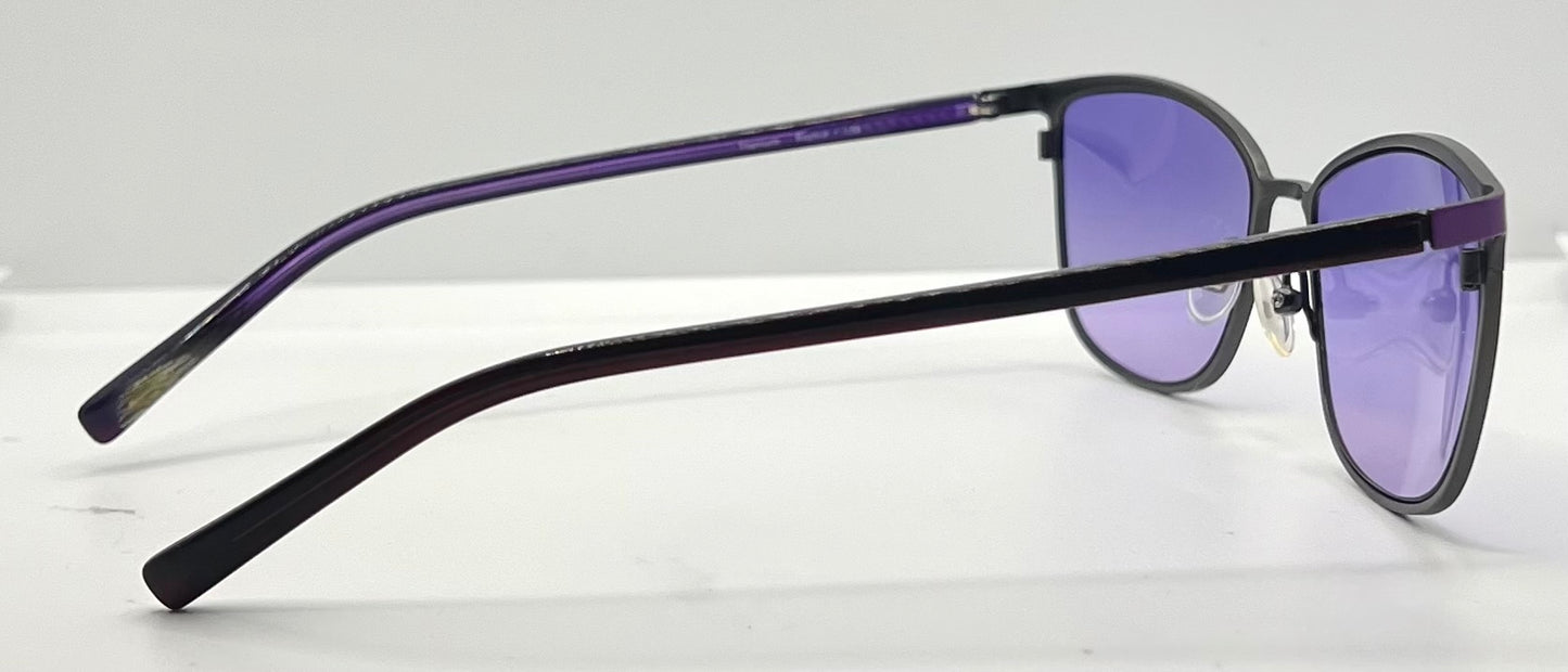 Kung Fu Eyes Sophia 159 Purple Titanium Sunglasses w|New, Custom Gradient Lenses