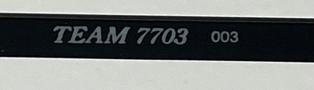 TEAM 7703 003 Vintage Sunglasses w/ New Gradient Grey Custom Lenses-Italy