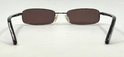 Giorgio Armani GA272-Y2K Vintage Sunglasses-New Solid Brown Custom Lenses