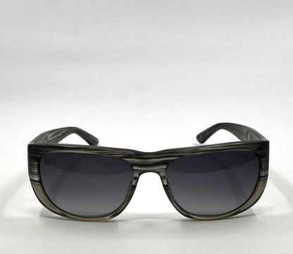 Salt. Polarized Sunglasses- Striated Grey Acetate-Japan-Unworn|Deadstock