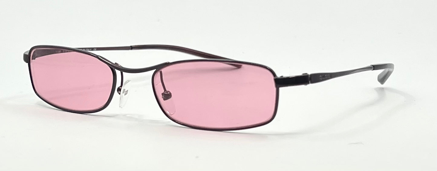 Gucci GG2672 625 Metallic Burgundy Y2K Vintage Sunglasses-New Custom Lenses