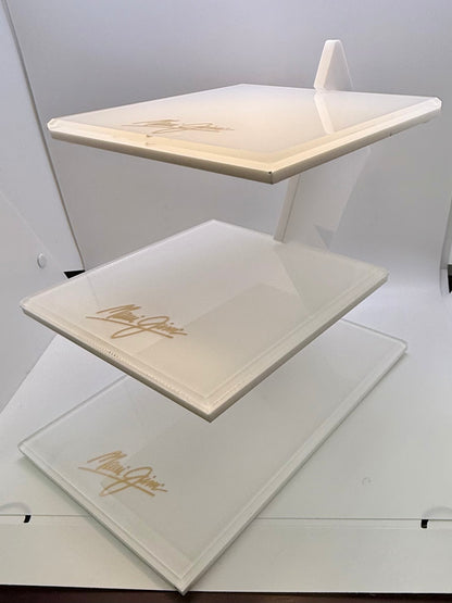Pre-Owned Maui Jim 3-Tier Acrylic Retail Display with Gold Signage