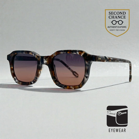 Odette Lunettes-Morton AO42 Sunglasses-New Grey/Rose Custom Gradient Lenses-Unworn