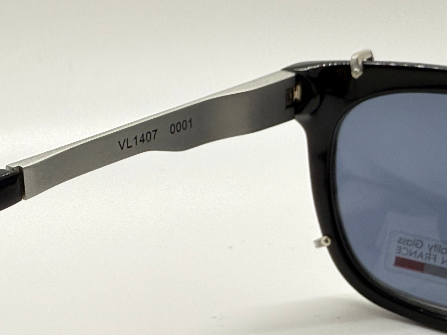 Vuarnet Vl1407 0001 Polarized Clip-On Sunglasses With Mineral Glass Lenses