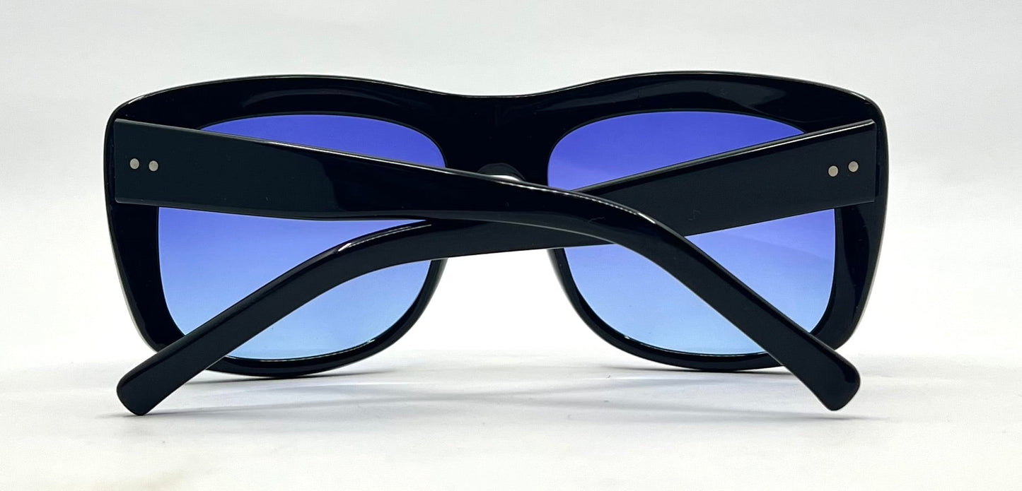 GUISE by Benjamin STEIN Sunglasses-New Blue Gradient Custom Lenses-Unworn-Japan