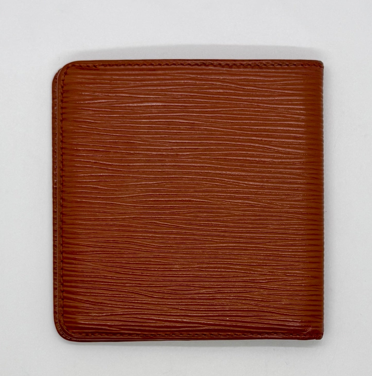 Louis Vuitton Vintage Epi Leather Bifold Wallet-Brown-Made in France