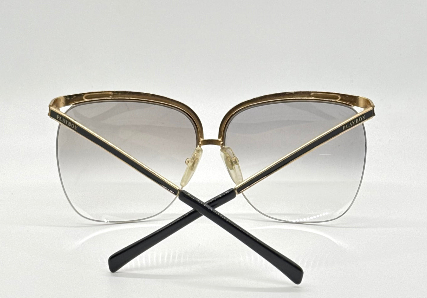 Playboy 4595 Vintage Rimless Sunglasses-70s Collector-Rare-Italy