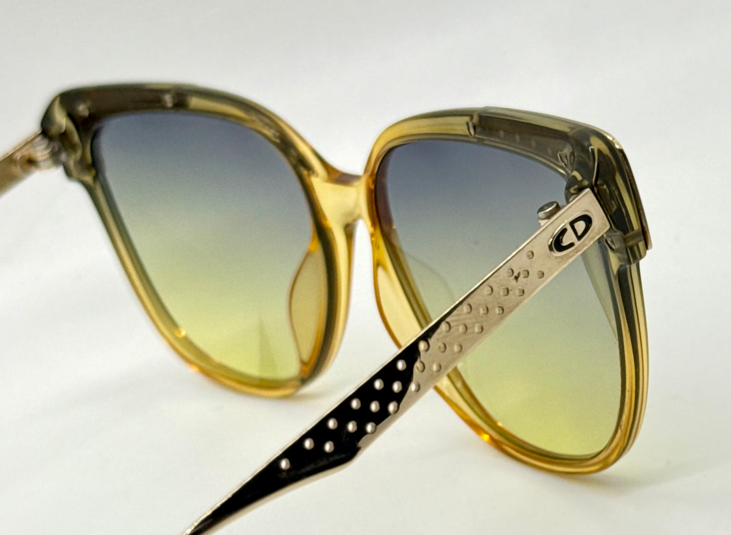 Christian Dior 2375 50 Vintage Optyl Sunglasses w/New Gradient Tinted Custom Lenses