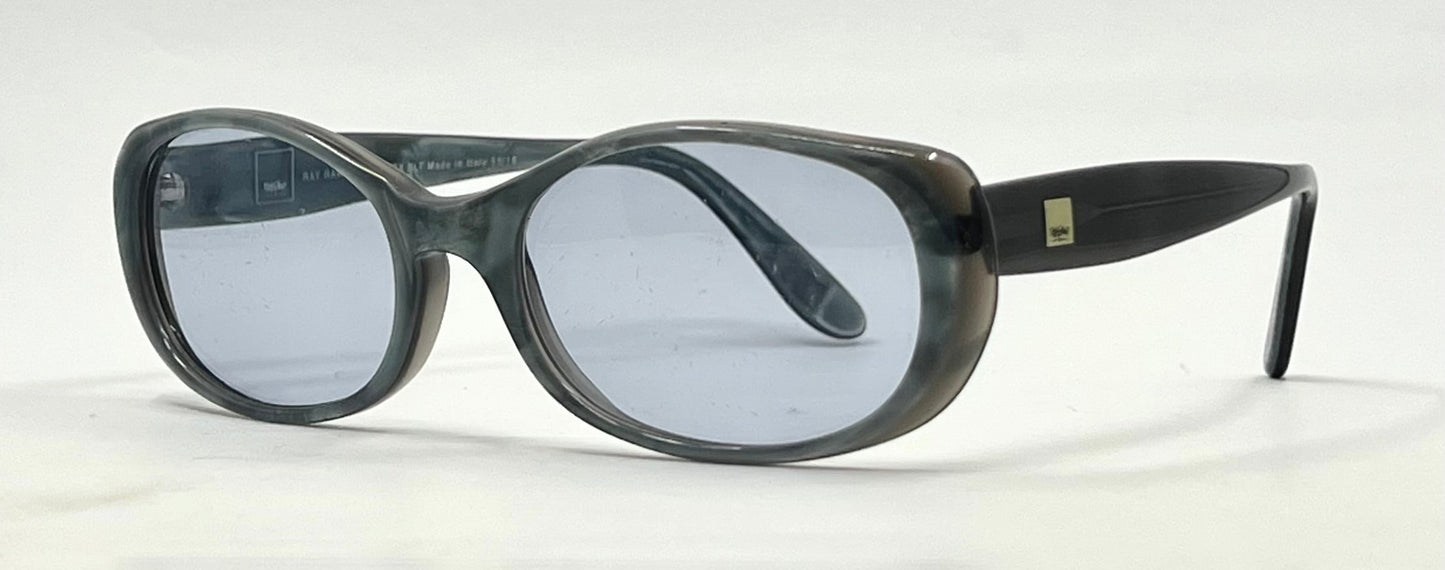 Ray Rawlins 060 RRX BLT Deadstock Sunglasses Italy 53/18 Blue Custom Lenses
