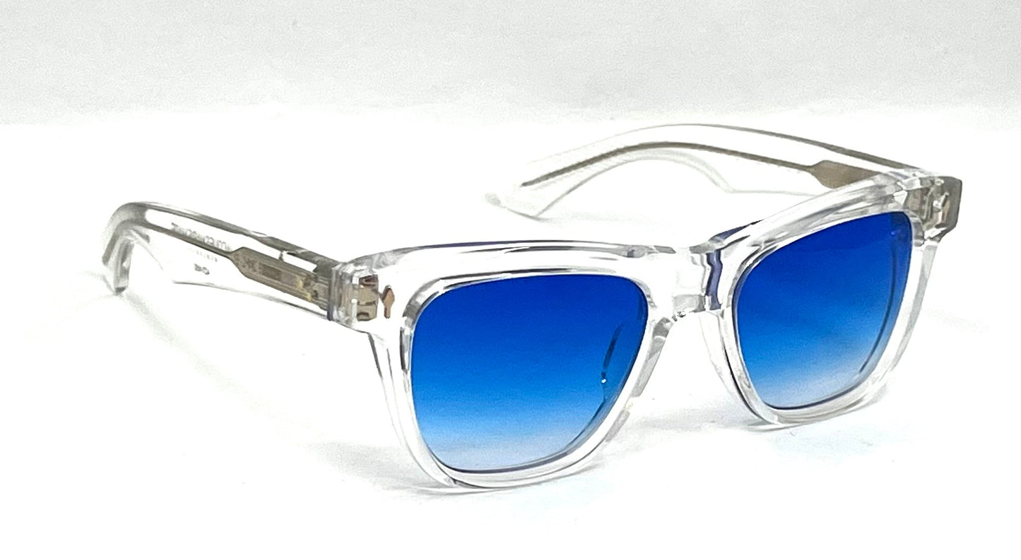 Jacques Marie Mage FITZGERALD in CLEAR 2-Limited 450-Full Kit-Blue Gradient Custom Lenses