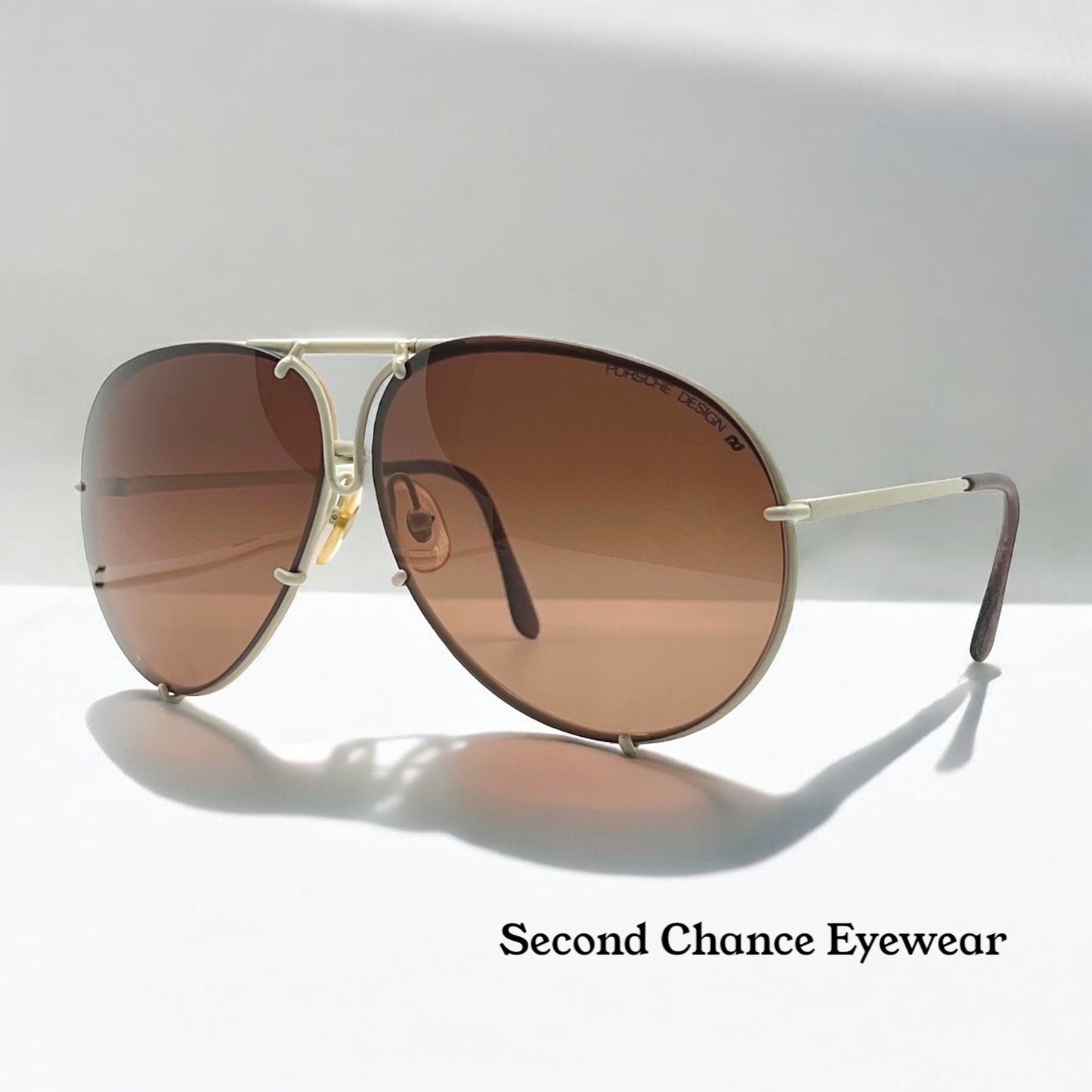 Porsche Design By Carrera 5623-White Aviator W|Original Brown Gradient Lenses-Austria