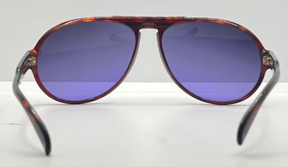 Silhouette M2095 Vintage Aviator Sunglasses w|New Violet Custom Lenses