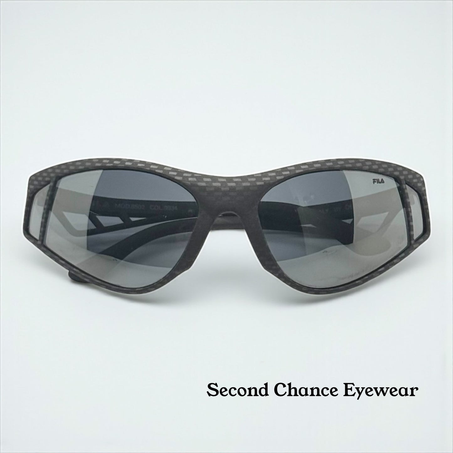 Fila Mod.8862 Col.9714 Y2K Vintage Deadstock Carbon Fiber Wrap Sunglasses Italy